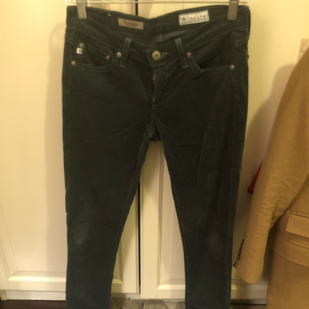 AG x Theory skinny fine wale corduroy